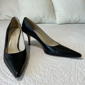Vintage Coach black Alison heels. Made in Italy, size 9